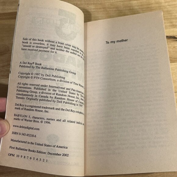 Shadow Within by Jeanne Cavelos (2002, Mass Market) Babylon 5 - Picture 8 of 8